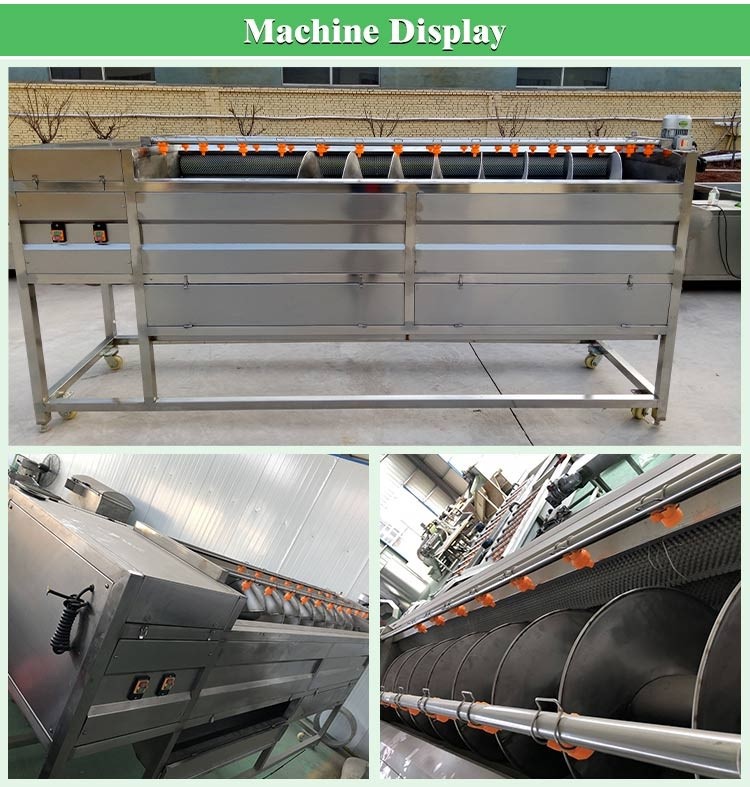 Spiral brush washing machine Spiral brush washing machine
