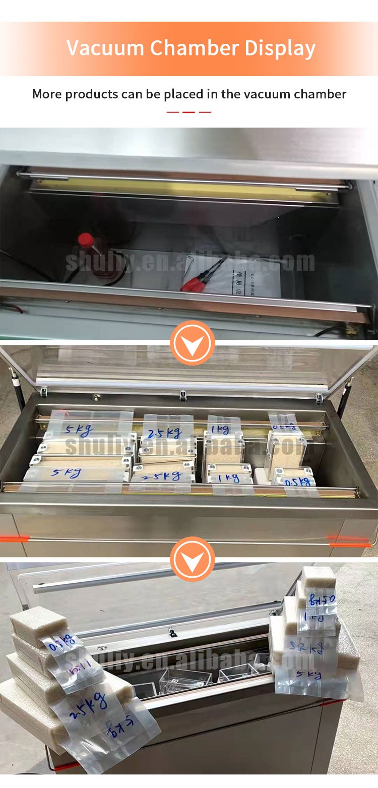 Rice brick vacuum packaging machine Rice brick vacuum packaging machine