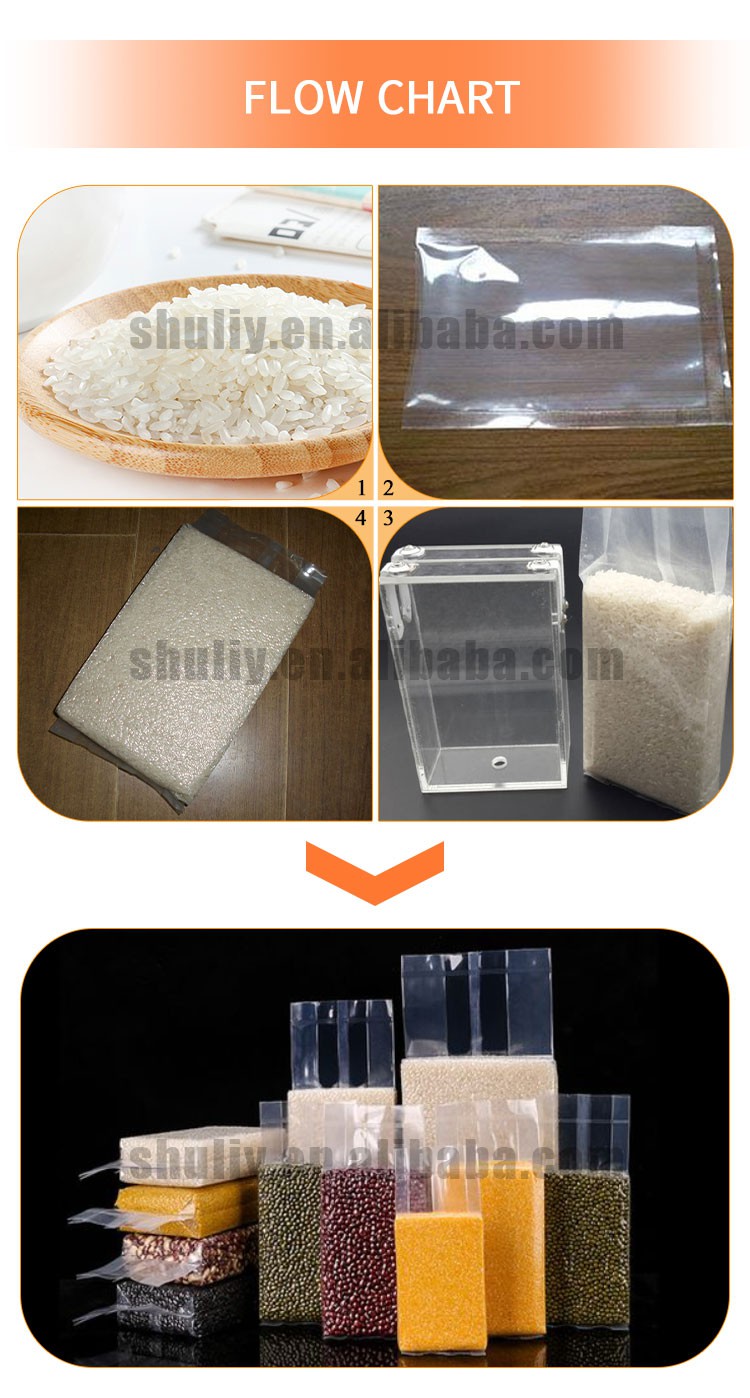 Rice brick vacuum packaging machine Rice brick vacuum packaging machine