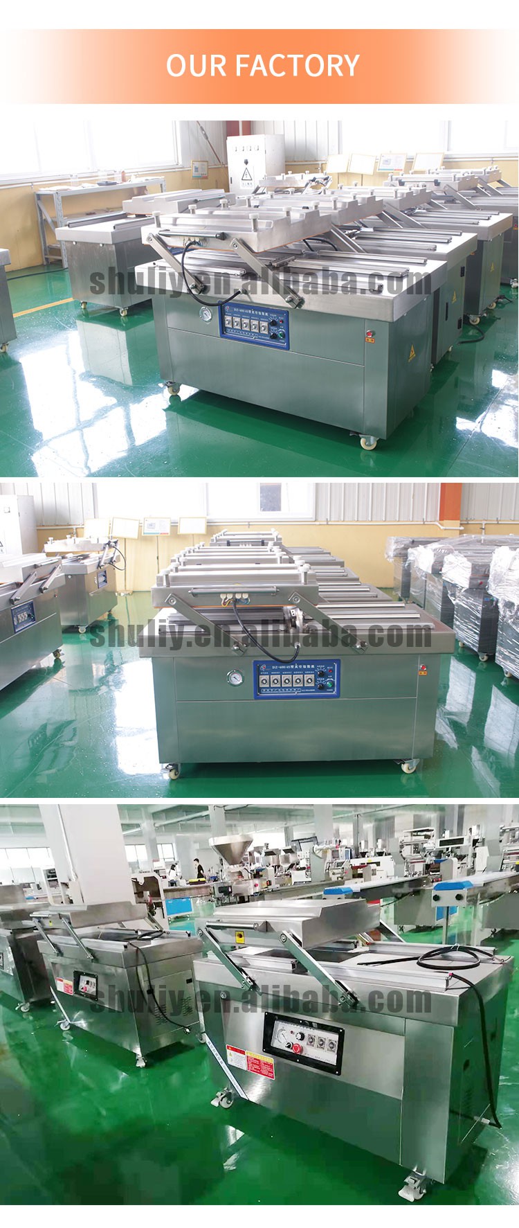 Rice brick vacuum packaging machine Rice brick vacuum packaging machine